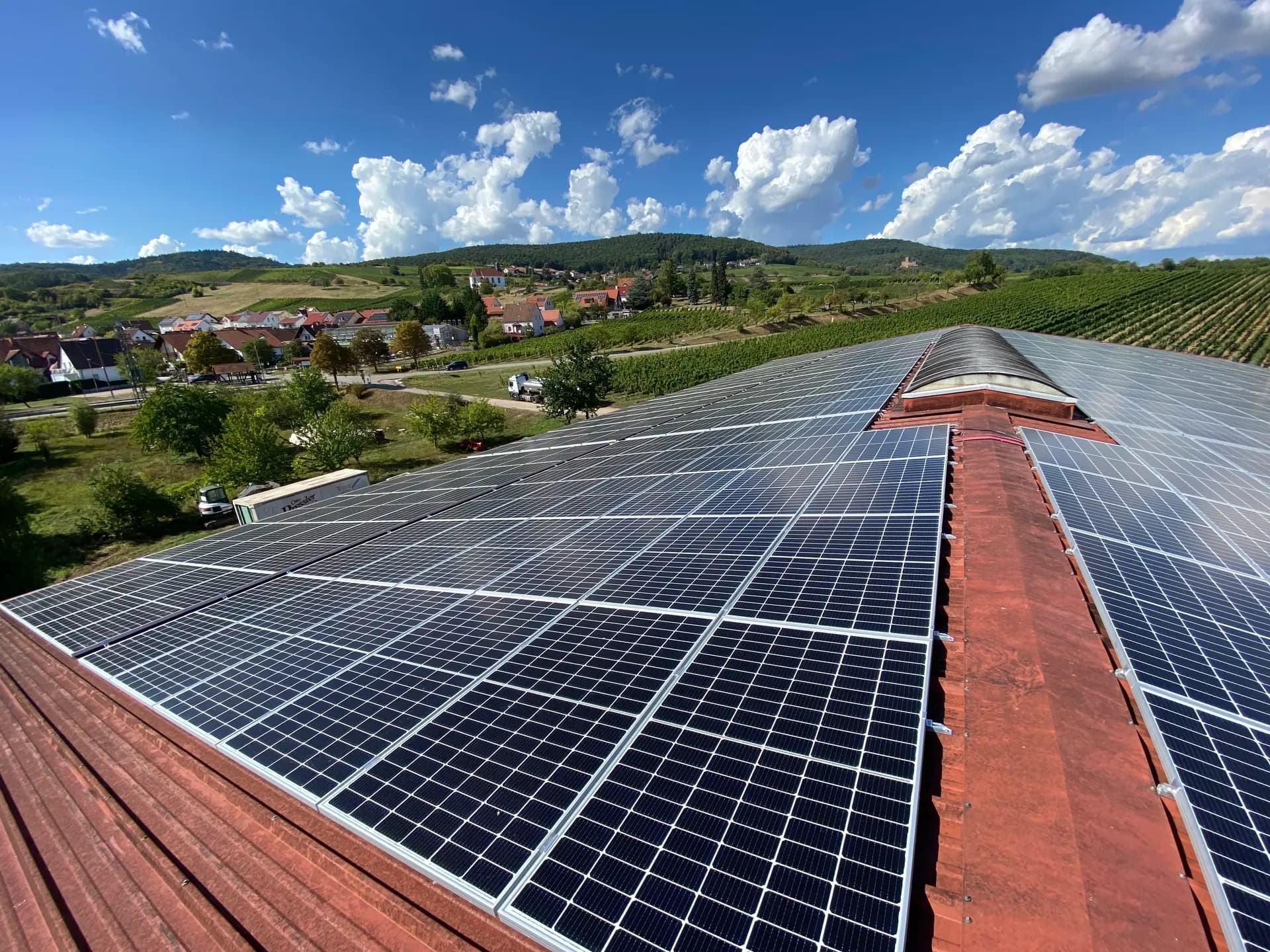 PV-Anlage auf Gewerbedach